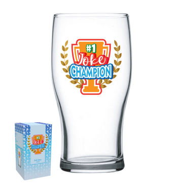 #1 Joker Pint Glass