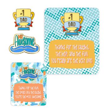 Dad's Enamel Pin