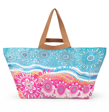 True Heart Woven Beach Bag