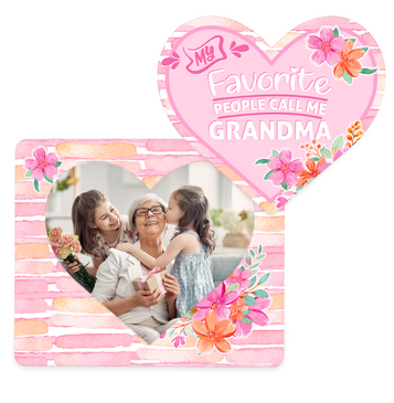 Grandma's Magnetic Heart Frame