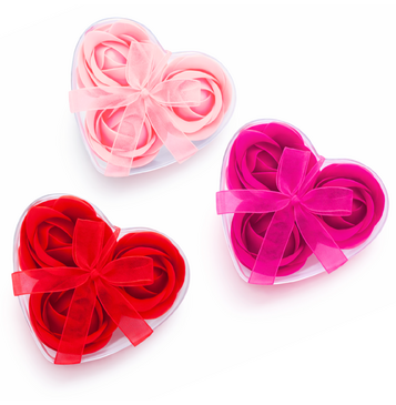 Rose Soap Heart