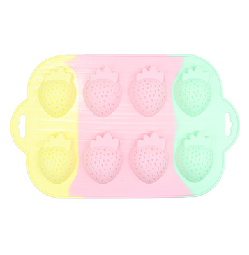 Rainbow Silicone Baking Moulds