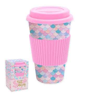 Mermaid Bamboo Travel Mug