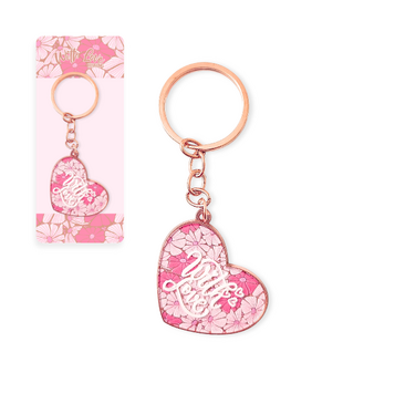 Rose Gold With Love Key Ring (Pink)