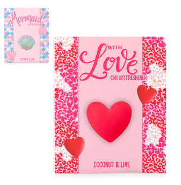 Shell &amp; Heart Car Air Freshener
