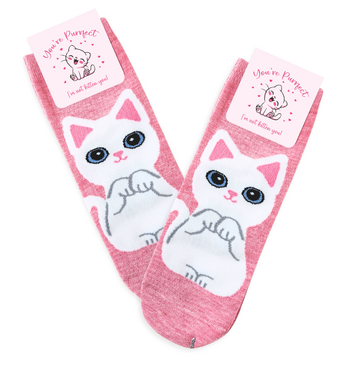 You&#39;re Purrfect Kitten Socks