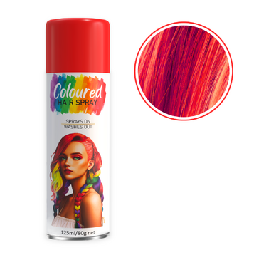 Coloured Hair Spray (Red)