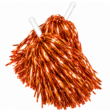 Metallic Pom Pom (Orange)