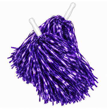 Metallic Pom Pom (Purple)