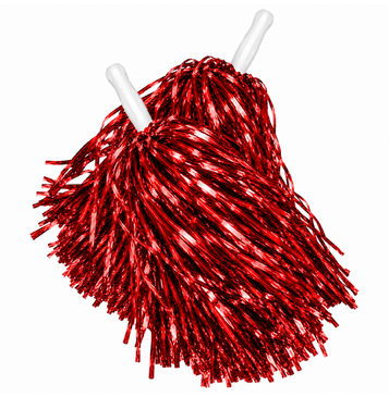 Metallic Pom Pom (Red)