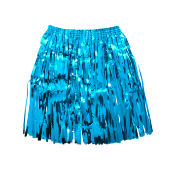 Tinsel Fringe Skirt (Aqua)