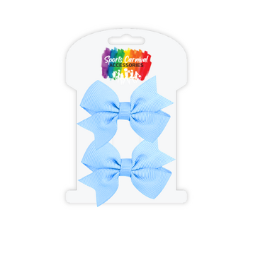 Mini Twin Pinwheels (Aqua Clip)