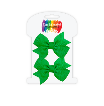 Mini Twin Pinwheels (Green Clip)
