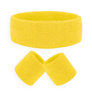 Sweat Band Set (Yellow)
