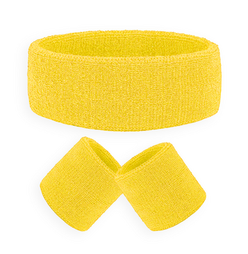 Sweat Band Set (Yellow)