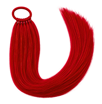 Tinsel Sports Carnival Ponytail (Red)