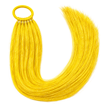 Tinsel Sports Carnival Ponytail (Yellow)