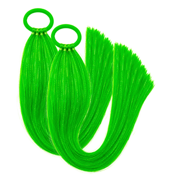 Tinsel Sports Carnival Pigtail Set (Green)