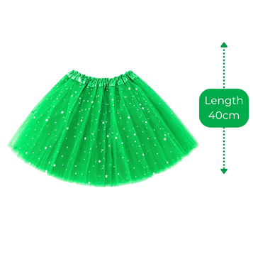 Glitter Tutu (Green) (ADULT)