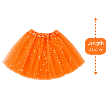 Glitter Tutu (Orange) (CHILD)