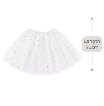 Glitter Tutu (White) (ADULT)