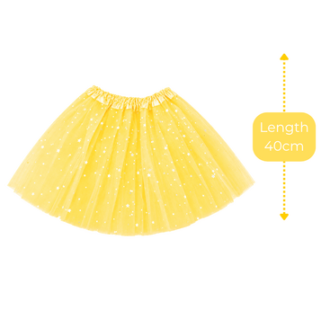 Glitter Tutu (Yellow) (ADULT)