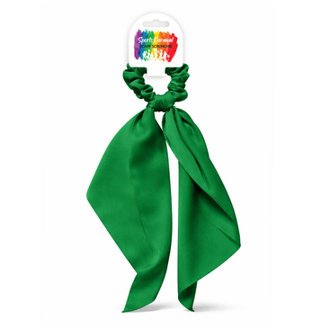 Green Sequin Scrunchie