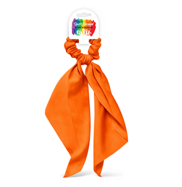 Orange Scarf Scrunchie