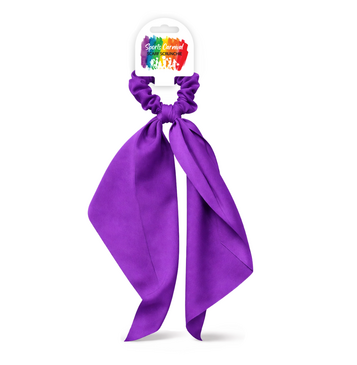 Purple Scarf Scrunchie