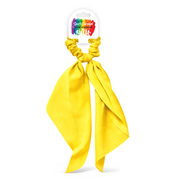 Yellow Scarf Scrunchie